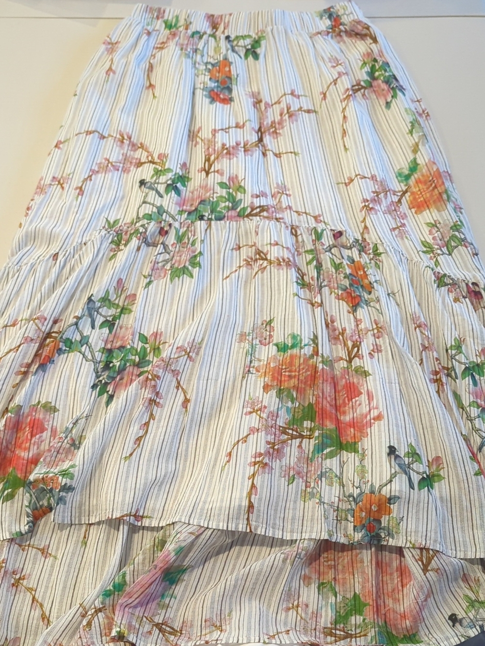 Johnny Was Colmar Maxi Prairie Skirt